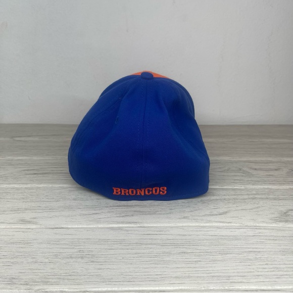 Men's New Era Royal Denver Broncos Throwback Logo Team 39THIRTY Flex Hat - Picture 2 of 6